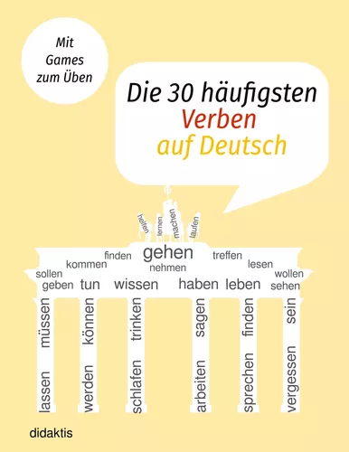 Die 30 häufigsten Verben auf Deutsch