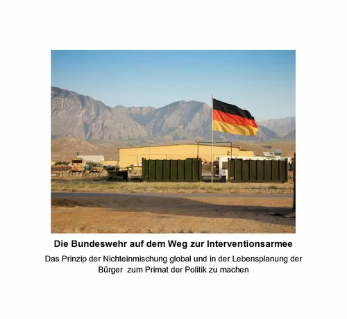 Die Bundeswehr auf dem Weg zur Interventionsarmee