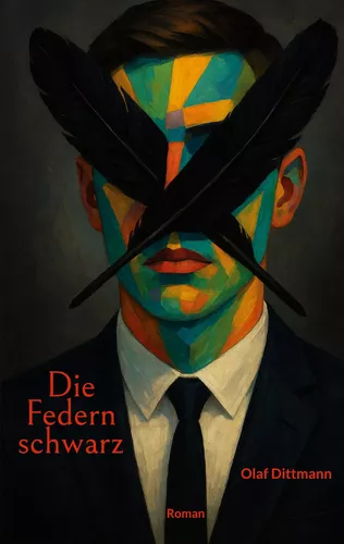 Die Federn schwarz