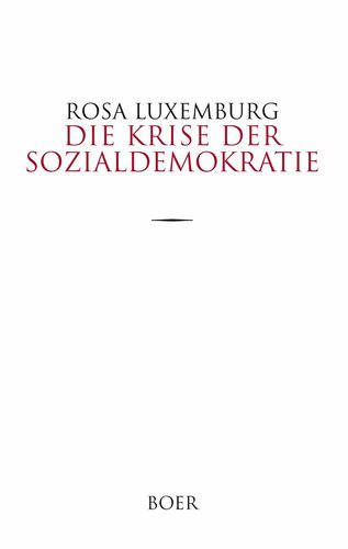 Die Krise der Sozialdemokratie