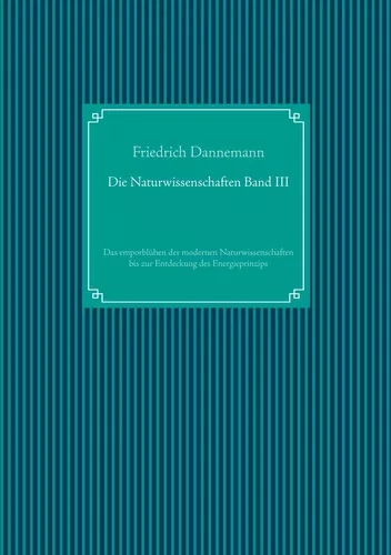 Die Naturwissenschaften Band III