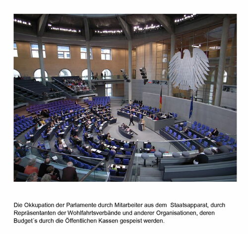 Die Okkupation der Parlamente durch Mitarbeiter aus dem Staatsapparat