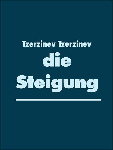 die Steigung
