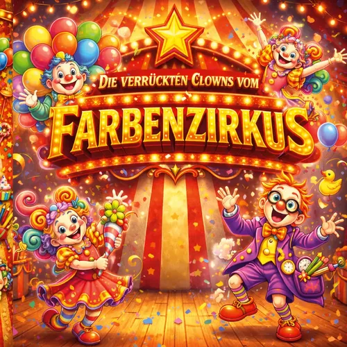 Die Verrückten Clowns vom Farbenzirkus