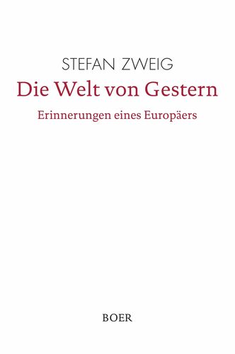 Die Welt von Gestern