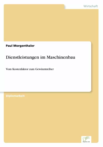 Dienstleistungen im Maschinenbau