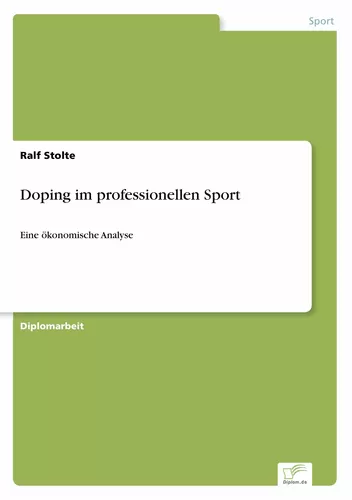 Doping im professionellen Sport