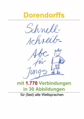 Dorendorffs Schnellschreib-Abc für Jungs mit 1.770 Verbindungen