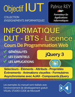 DUT Informatique - jQuery 3 (Tome 11)