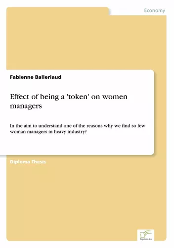 Effect of being a 'token' on women managers