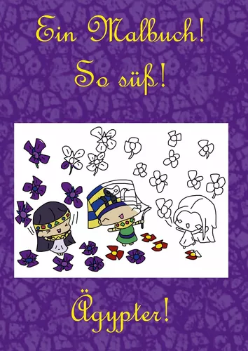 Ein Malbuch! So süß! Ägypter!