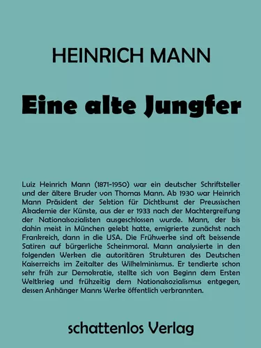 Eine alte Jungfer