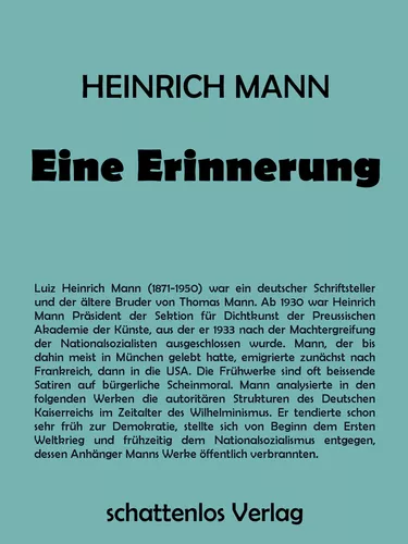 Eine Erinnerung