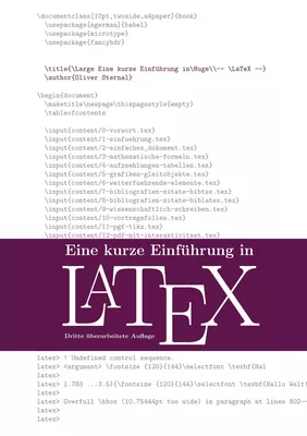 Eine kurze Einführung in LaTeX