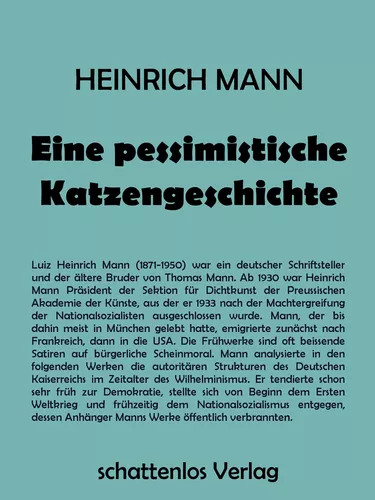 Eine pessimistische Katzengeschichte