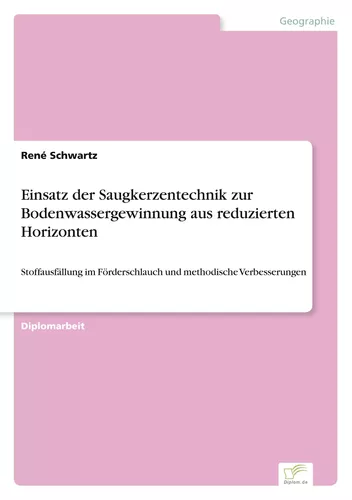 Einsatz der Saugkerzentechnik zur Bodenwassergewinnung aus reduzierten Horizonten