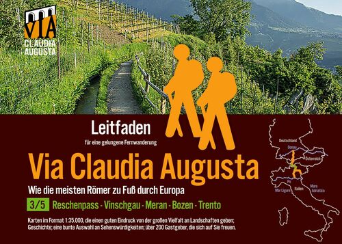 Fern-Wander-Route Via Claudia Augusta 3/5 Reschenpass-Trento