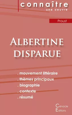 Fiche de lecture Albertine disparue de Marcel Proust (analyse littéraire de référence et résumé complet)