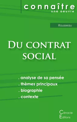 Fiche de lecture Du contrat social de Rousseau (Analyse philosophique de référence et résumé complet)