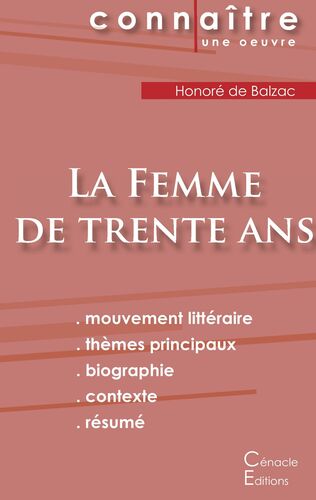 Fiche de lecture La Femme de trente ans (Analyse littéraire de référence et résumé complet)