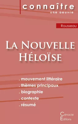 Fiche de lecture La Nouvelle Héloïse de Jean-Jacques Rousseau (Analyse littéraire de référence et résumé complet)