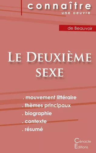 Fiche de lecture Le Deuxième sexe (tome 1) de Simone de Beauvoir (Analyse littéraire de référence et résumé complet)