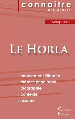 Fiche de lecture Le Horla de Maupassant (analyse littéraire de référence et résumé complet)