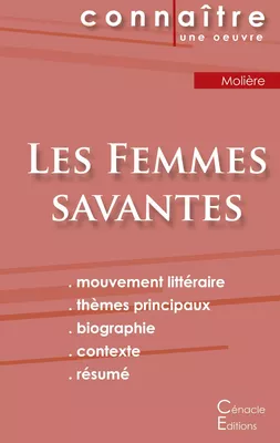 Fiche de lecture Les Femmes savantes de Molière (Analyse littéraire de référence et résumé complet)