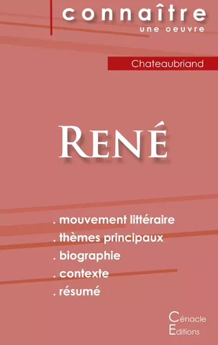 Fiche de lecture René de Chateaubriand (Analyse littéraire de référence et résumé complet)