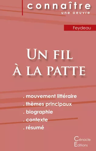 Fiche de lecture Un fil à la patte de Georges Feydeau (Analyse littéraire de référence et résumé complet)