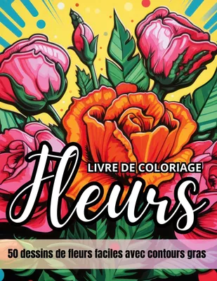 Fleurs livre de coloriage