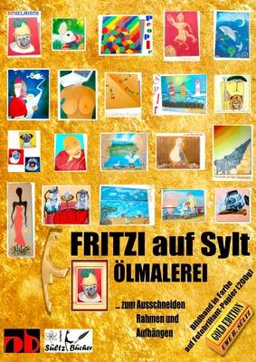 FRITZI auf Sylt - ÖLMALEREI - Kunst in Fotobrillant-Druck