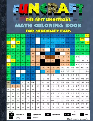 Funcraft - The best unofficial Math Coloring Book for Minecraft Fans