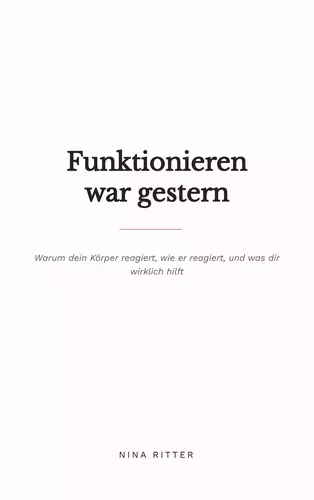 Funktionieren war gestern