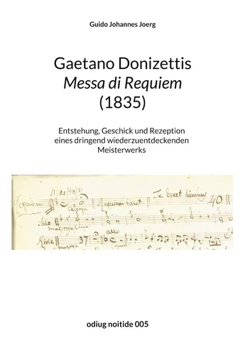 Gaetano Donizettis Messa di Requiem (1835)