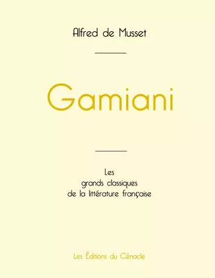 Gamiani de Alfred de Musset (édition grand format)