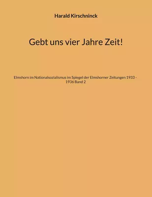 Gebt uns vier Jahre Zeit!
