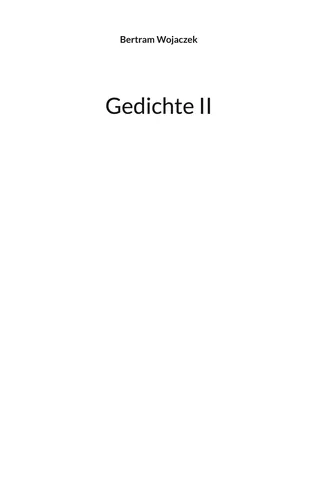 Gedichte II