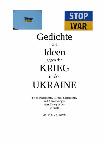 Gedichte Gegen Den Krieg Brecht Gedichte und Ideen gegen den Krieg in der Ukraine