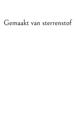 Gemaakt van sterrenstof