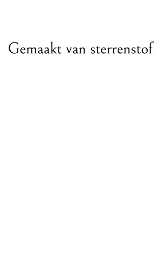Gemaakt van sterrenstof