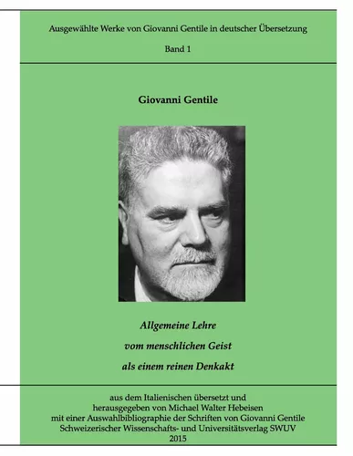 Gentile-Edition, Band 1