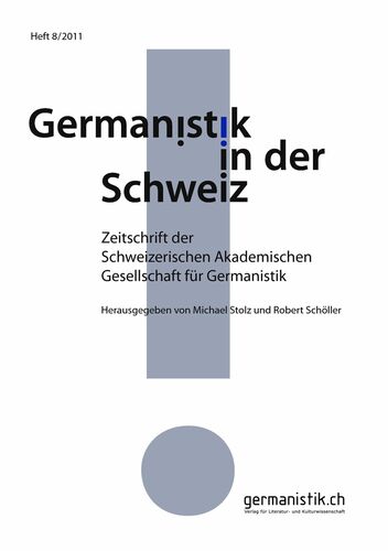 Germanistik in der Schweiz