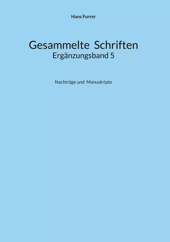 Gesammelte Schriften