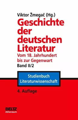 Geschichte der deutschen Literatur Band II/2
