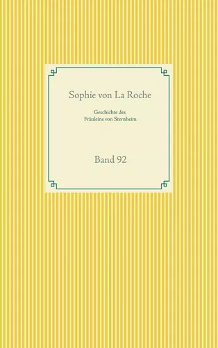 Geschichte des Fräuleins von Sternheim