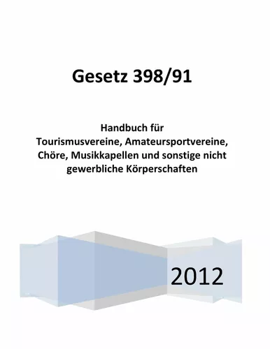 Gesetz 398/91