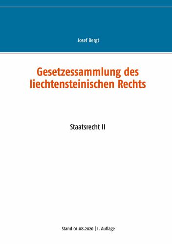 Gesetzessammlung des liechtensteinischen Rechts