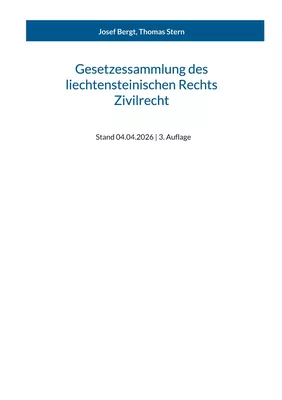 Gesetzessammlung des liechtensteinischen Rechts - Zivilrecht