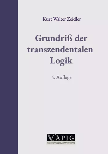 Grundriß der transzendentalen Logik